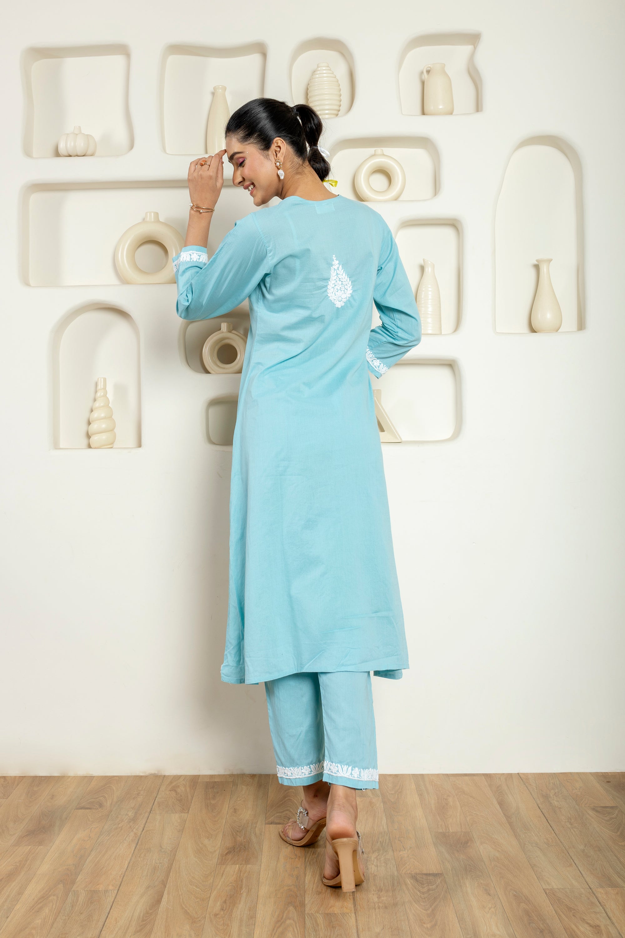 Boss_Babe_Light_Blue_Chikankari_Cotton_Kurta_Palazzo_Coord_Set_shop_Namastay