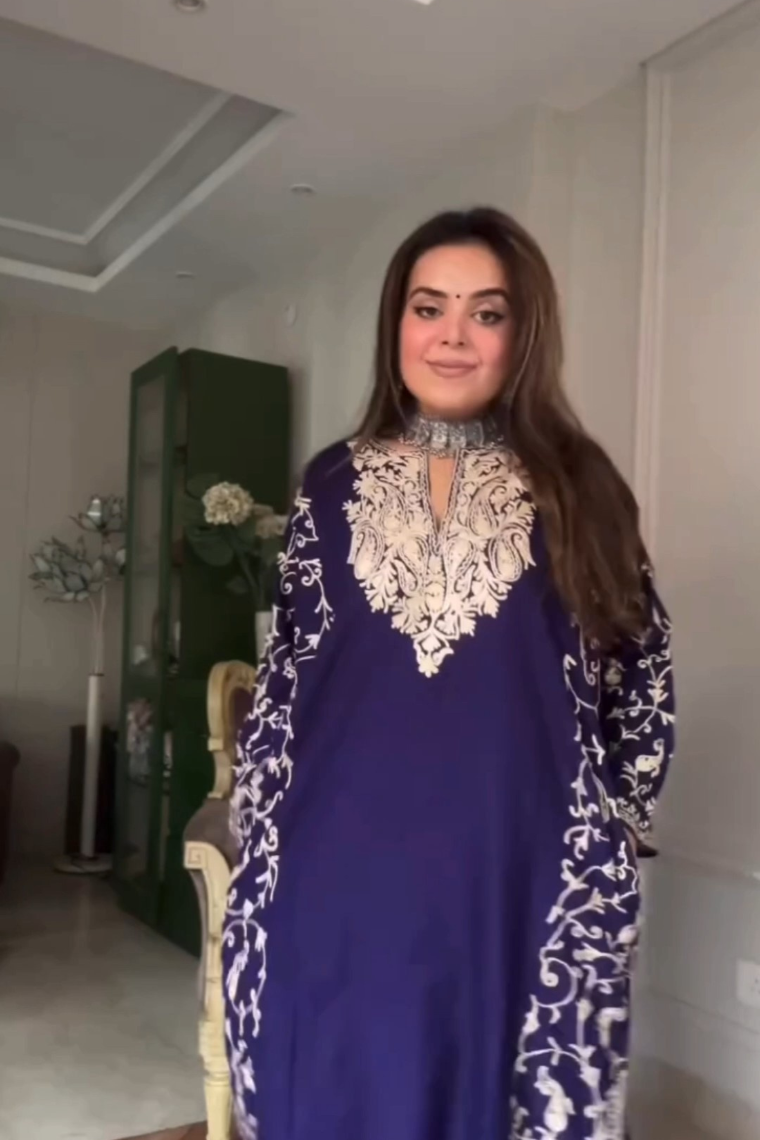 Danika Goyal in Amal Kashmiri woolen phiran