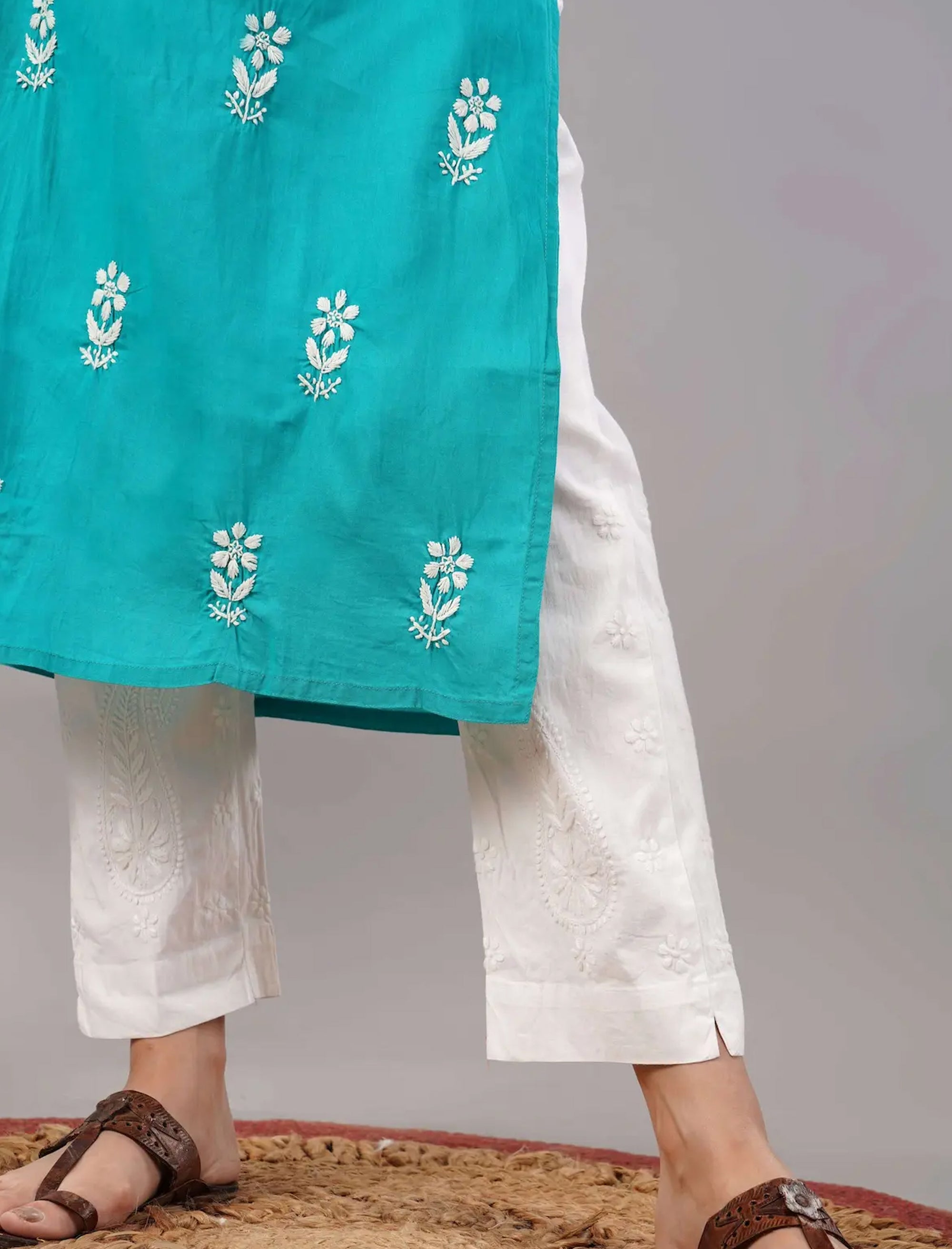 Irha_Chikankari_Cotton_Pants_shop_Namastay