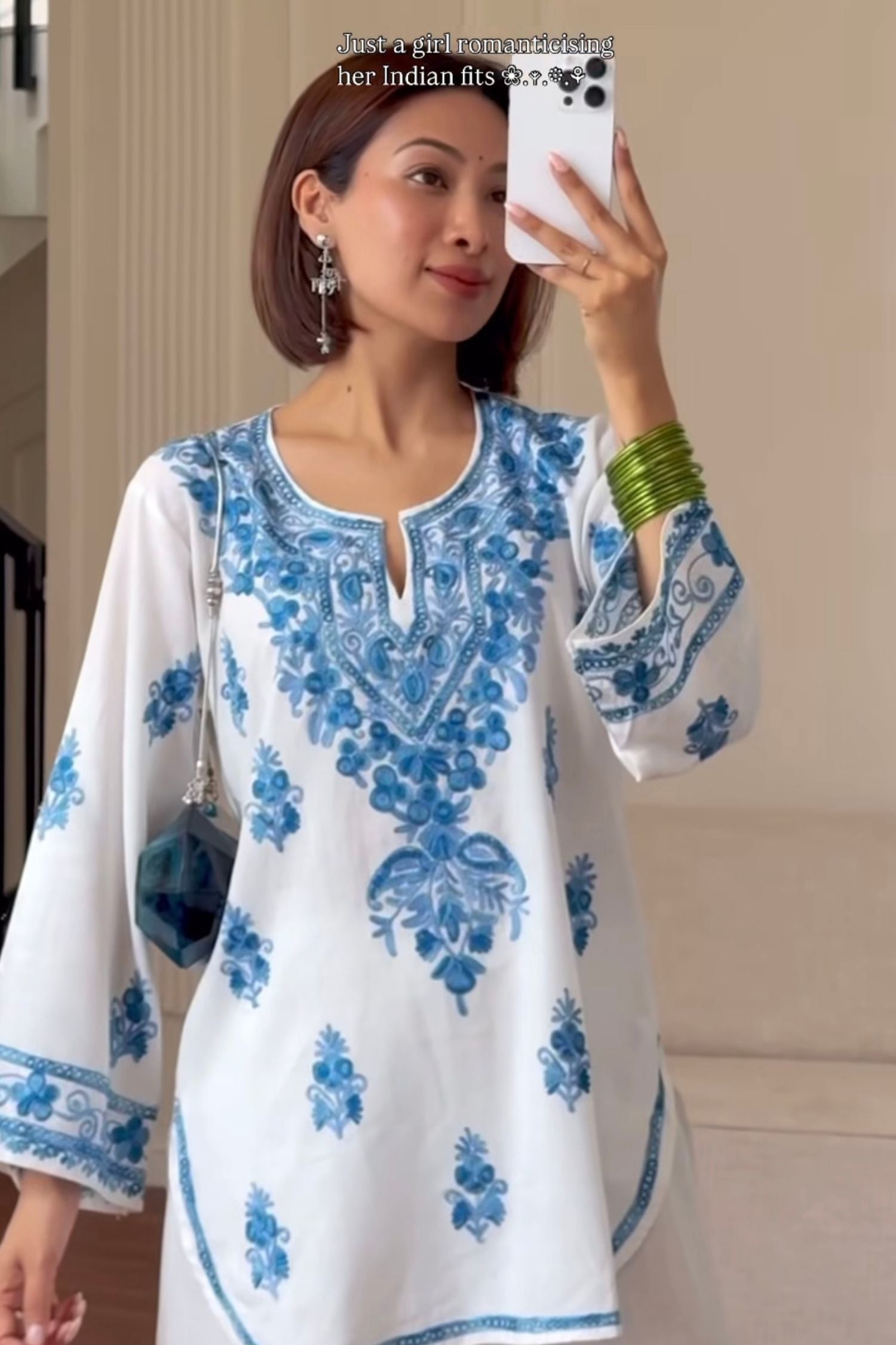 Isha Borah In our Kinza Kashmiri Kurta with Pants Coord Set
