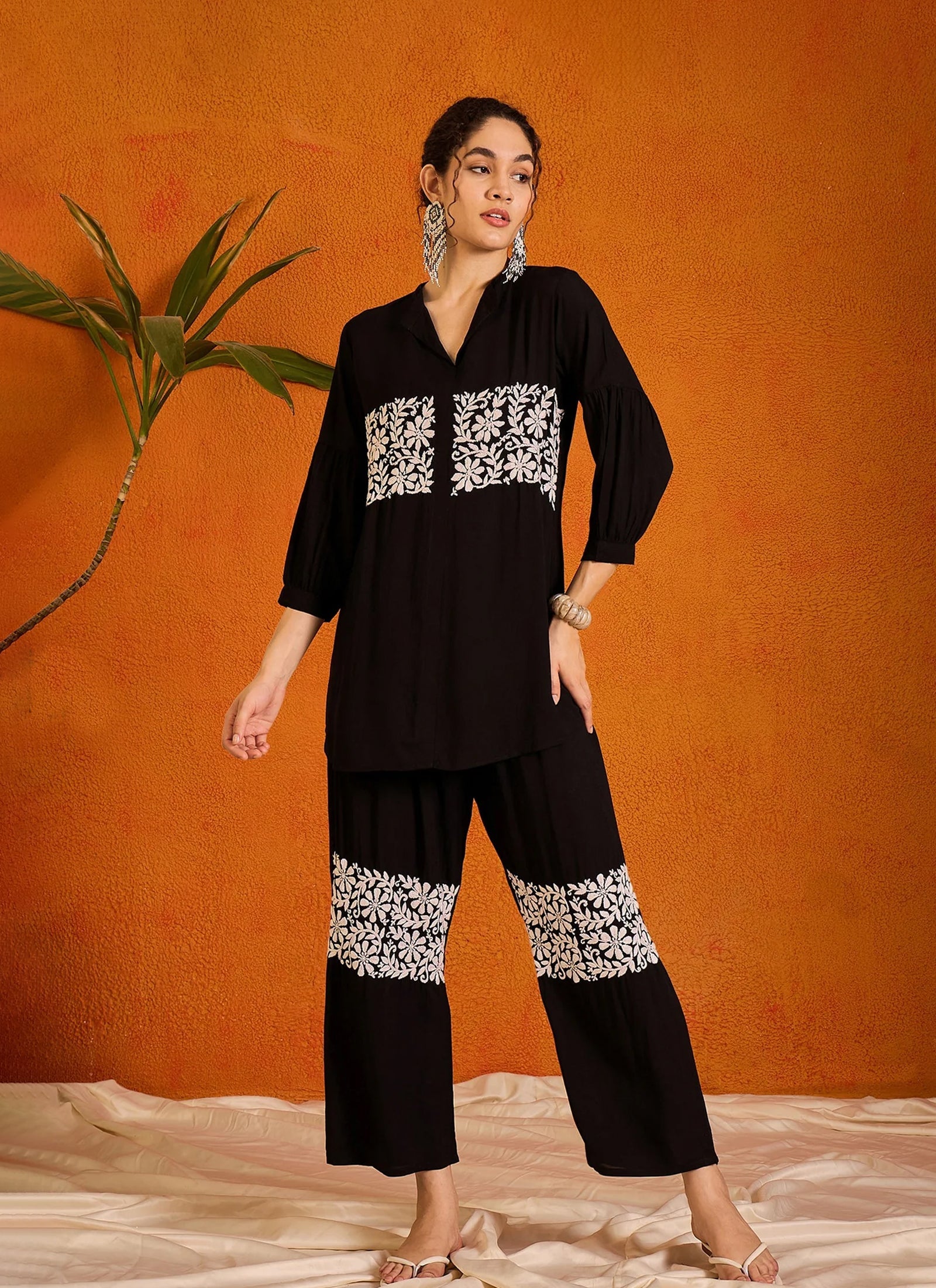 Kiara_Chikankari_Modal_Co-ord_Cotton_Kurta_Set_shop_Namastay