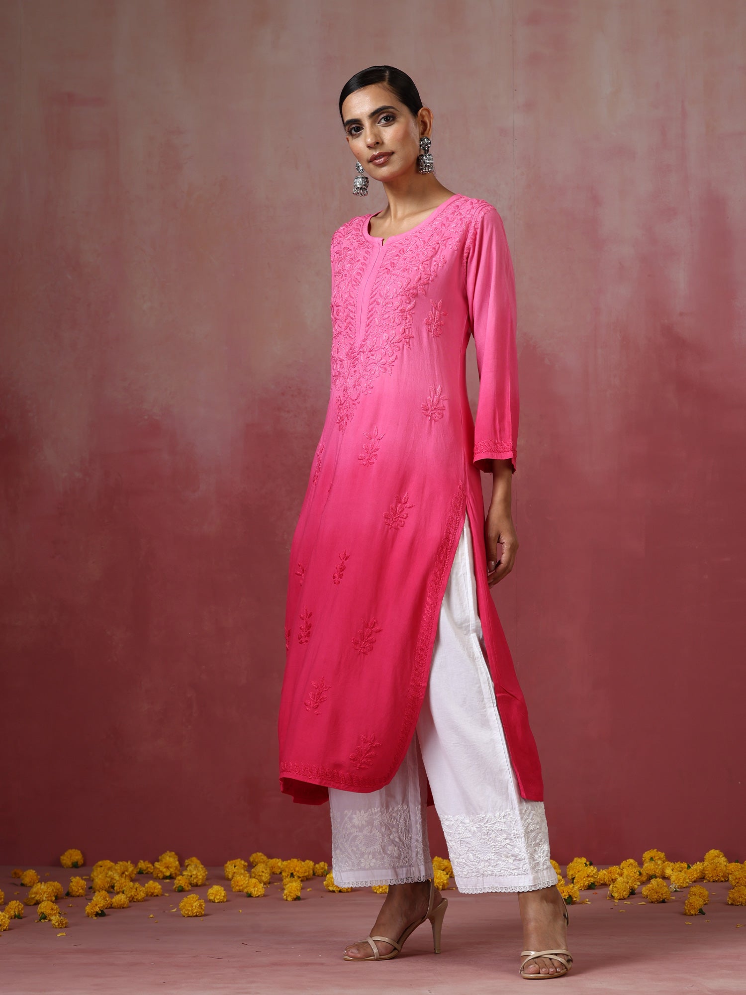 Tara_Chikankari_Cotton_jalli_Straight_Palazzo_shop_Namastay