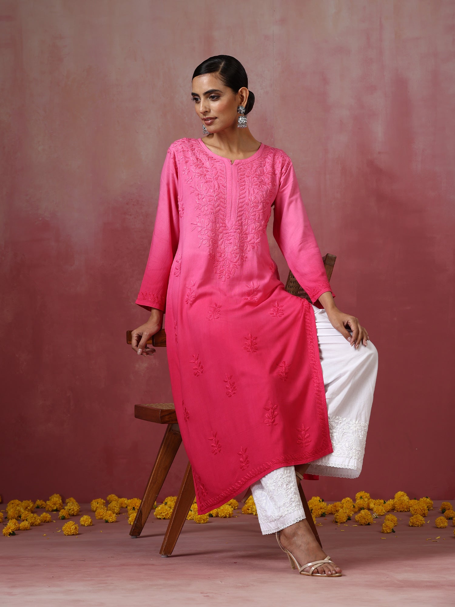 Tara_Chikankari_Cotton_jalli_Straight_Palazzo_shop_Namastay
