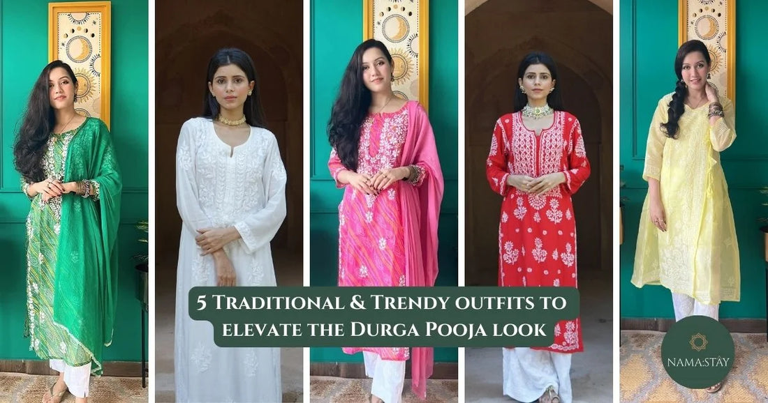 5 Traditional and trendy outfits to elevate Durga Puja Look