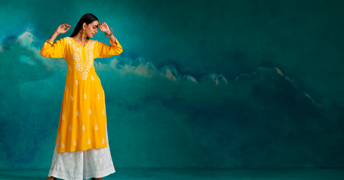 Styling Tips for Chikankari kurtas in the Summer Heat
