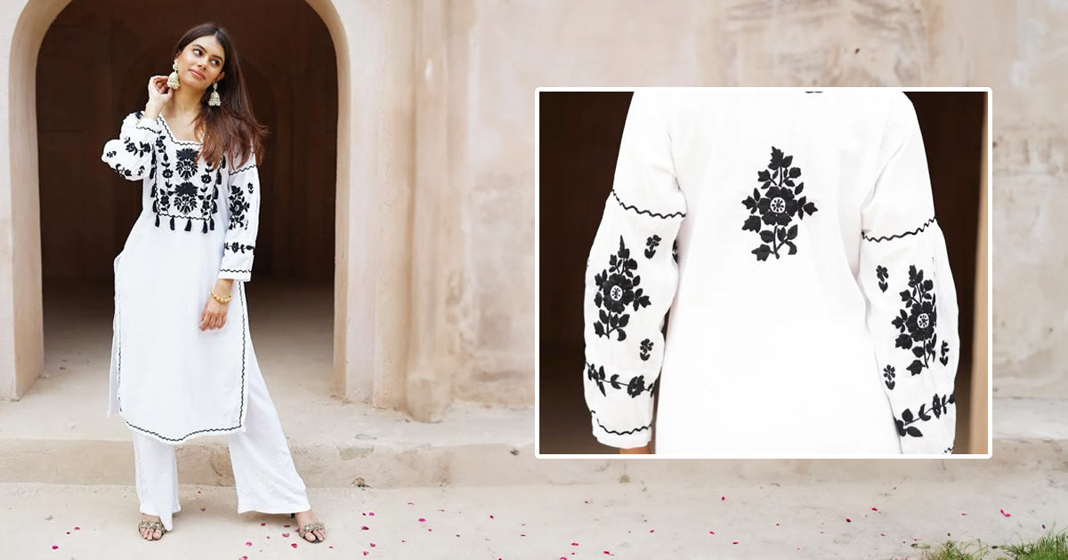 Flaunt Your Style With Chikankari Kurtas Tailored for Every Body Type