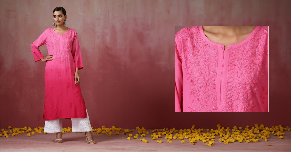 Trendy Chikankari Kurta Looks Endorsed by Influencers