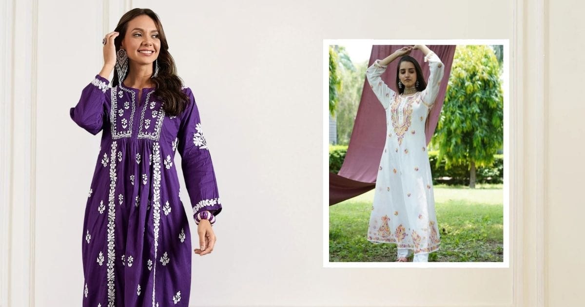 Shop Premium Chikankari Outfits Online in India | Shop Nama:Stay