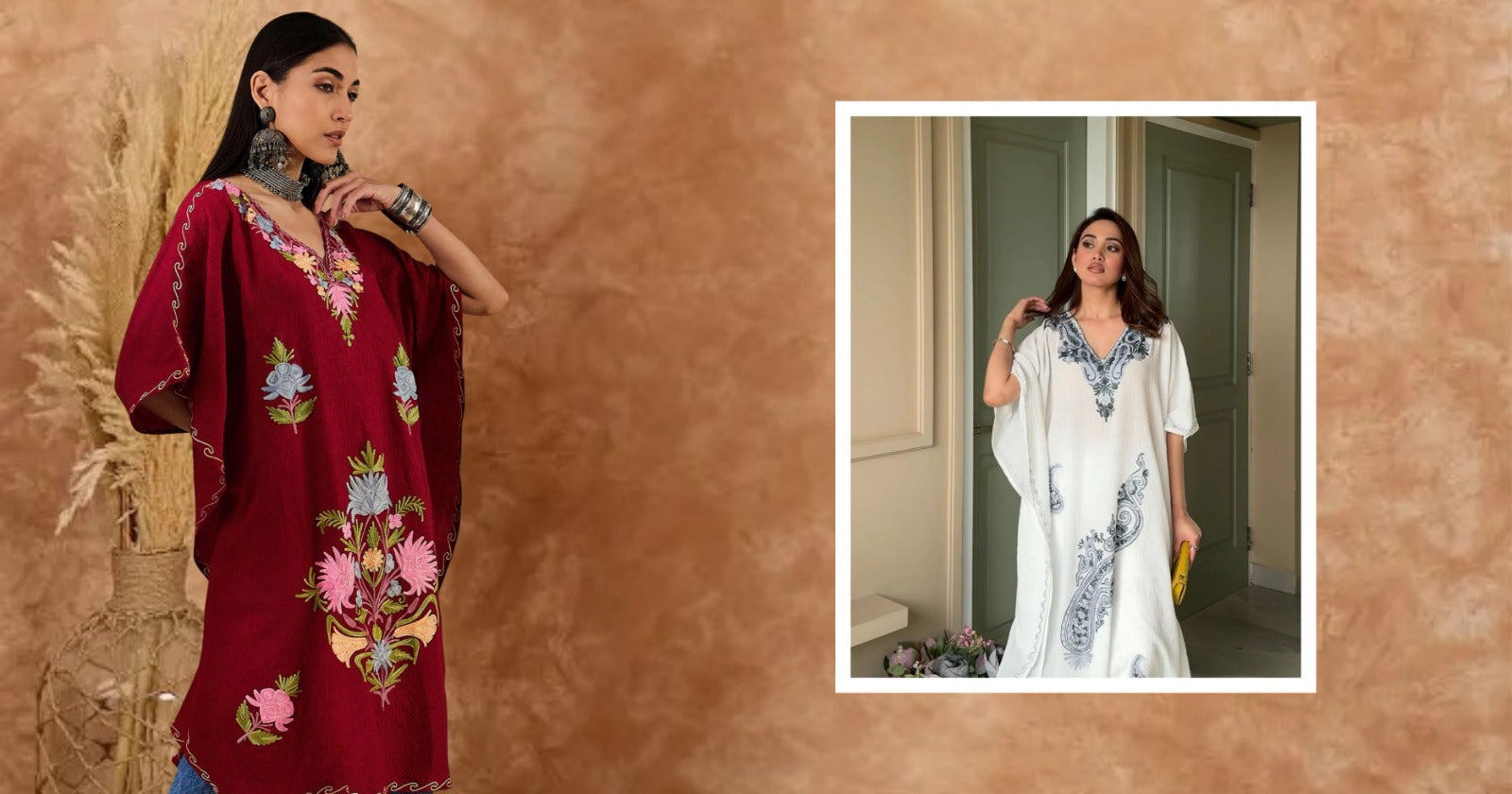 How to Style Kashmiri Kaftan Dresses for Indian Summers