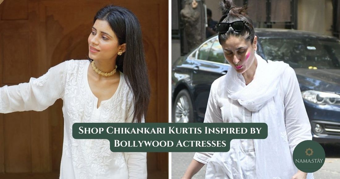 Shop Chikankari Kurtis Inspired by Bollywood Actresses