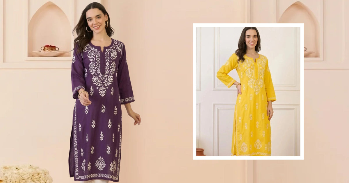 Diwali Office Party Outfits: Stylish Chikankari Looks for Women