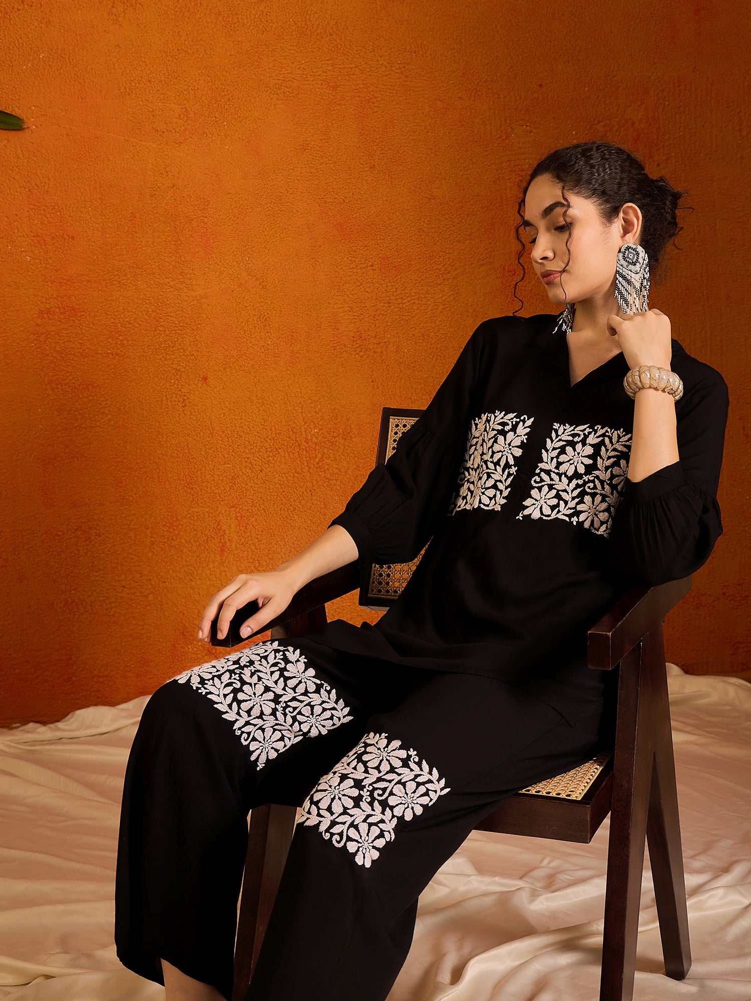 Kiara_Chikankari_Modal_Co-ord_Cotton_Kurta_Set_shop_Namastay