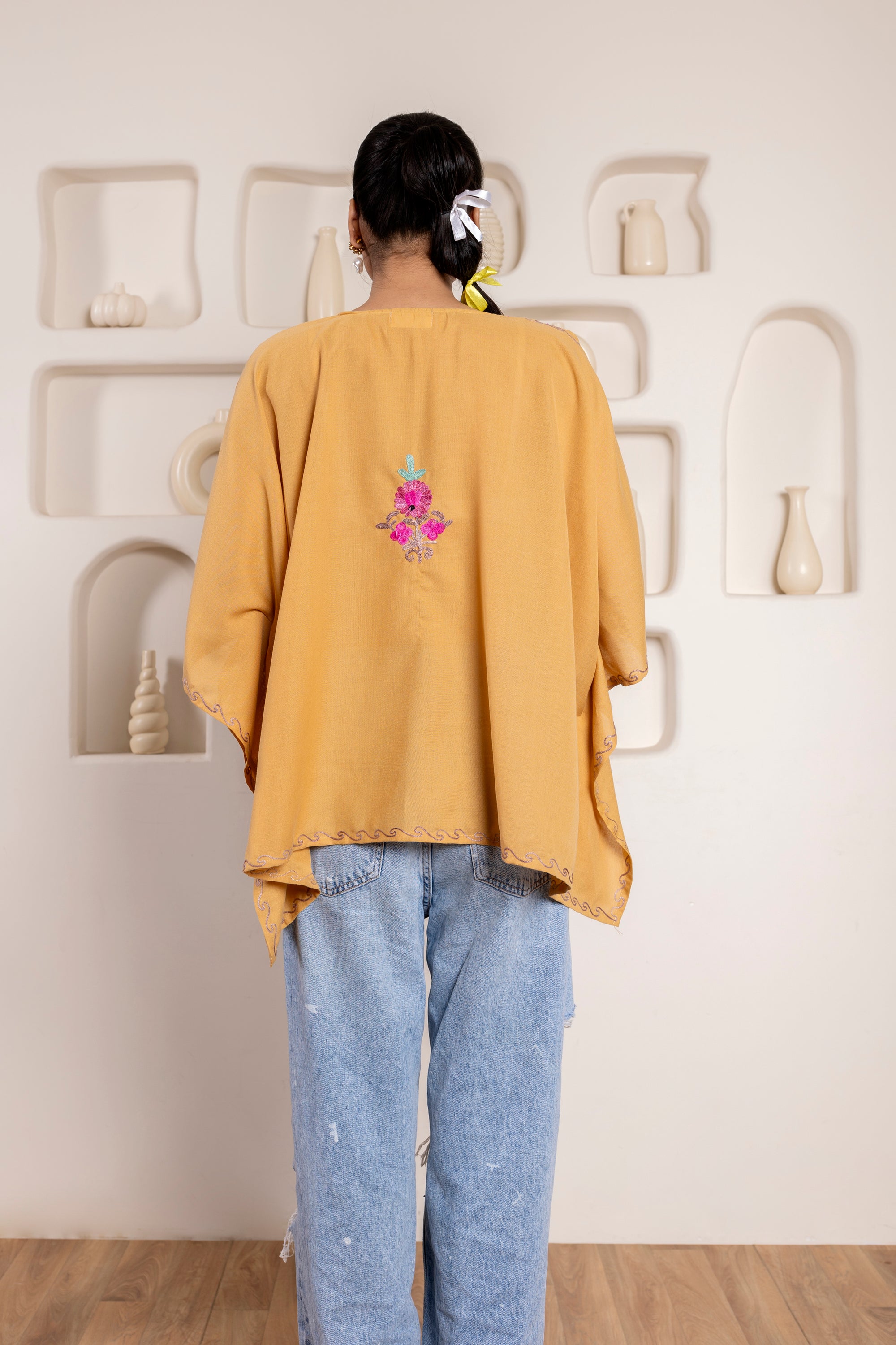 Babe_Beige_Kashmiri_Summer_Cotton_Kaftan_Kurta_Top_shop_Namastay