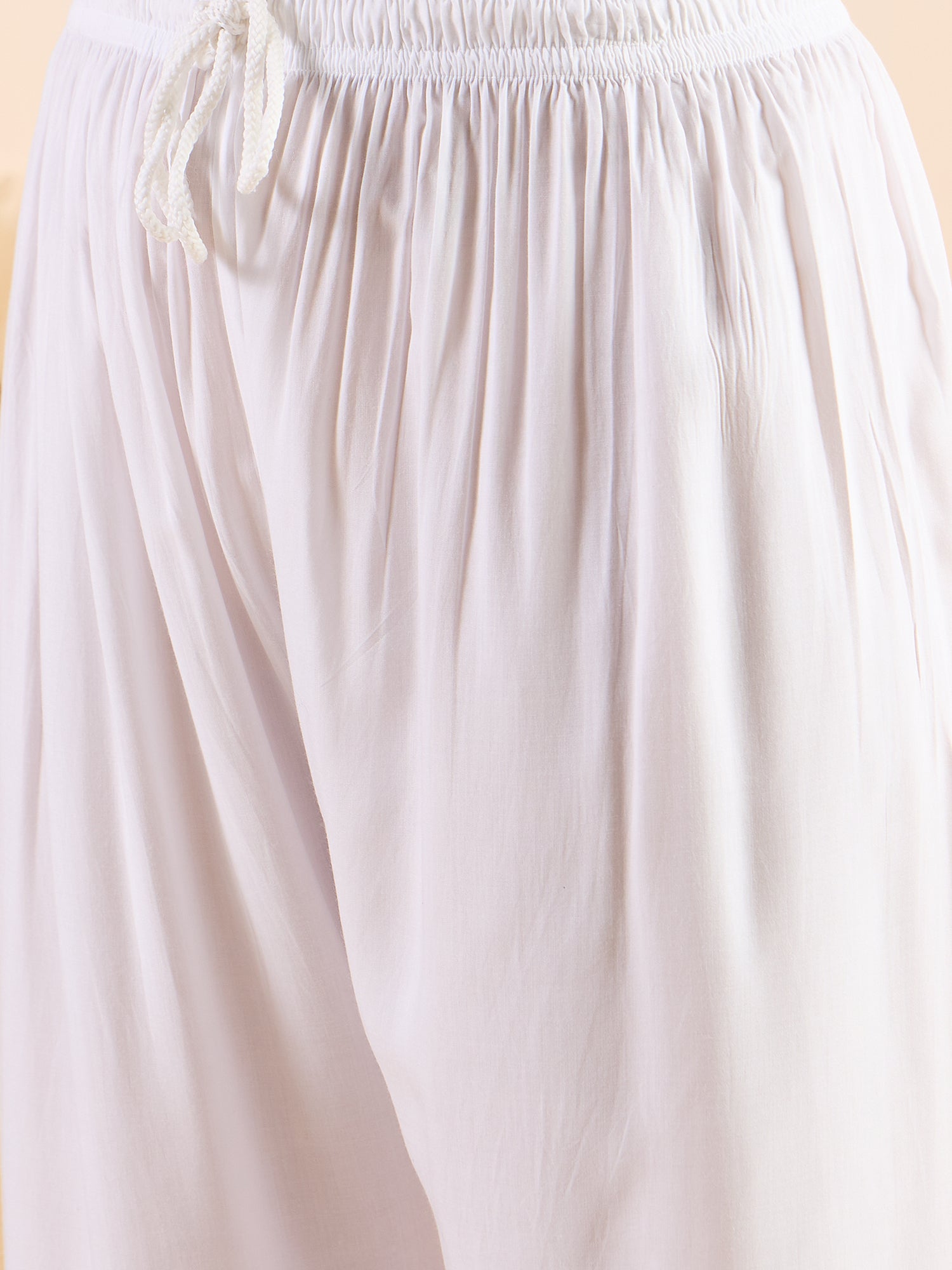 Nazakat Chikankari Mukaish Cotton Kurta