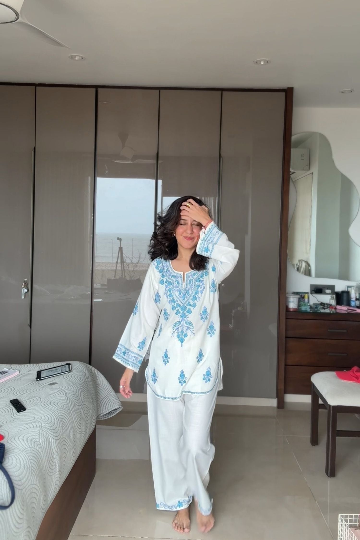 Anushka Mulchandani in Kinza Kurta with Pants Coord Set