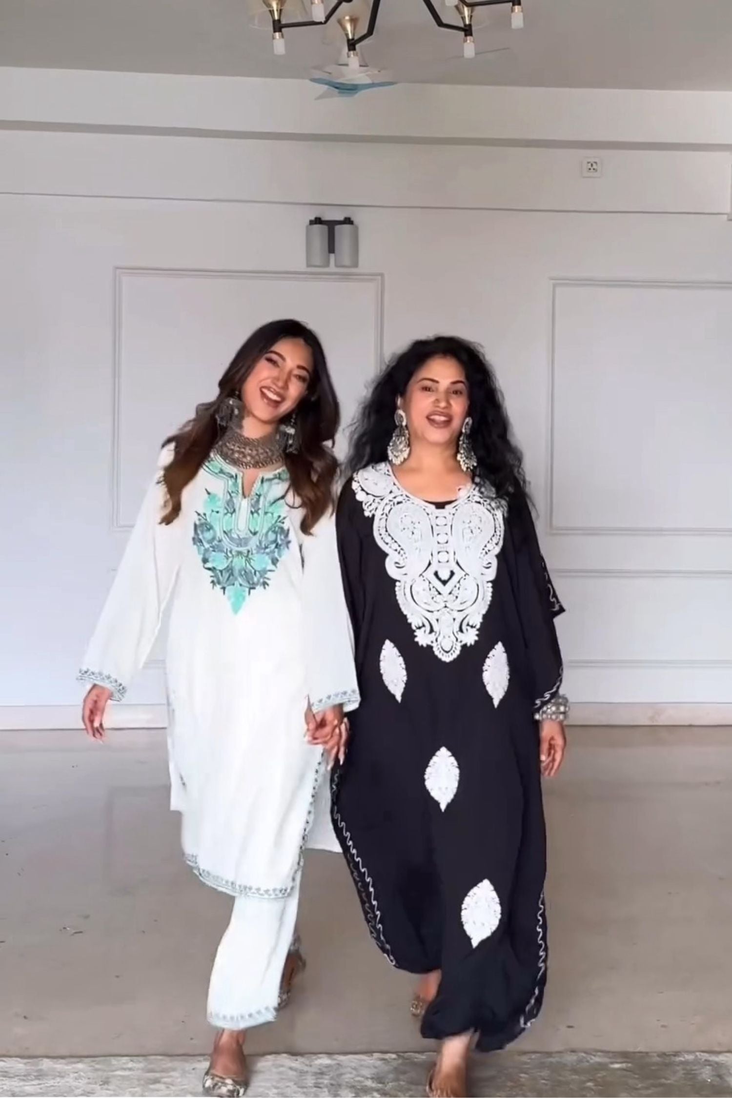 Cipia Artul In Eira Cotton Kashmiri Phiran Kurta and Palazzo Set