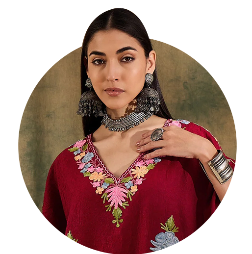 Cozy Winter Kaftan | Kashmiri Kaftan for Winter Wear Cozy Winter Kaftan | Kashmiri Kaftan for Winter Wear
