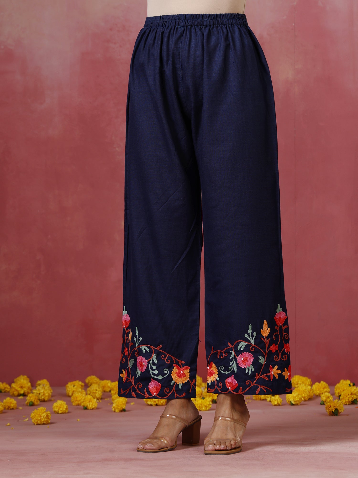 Soha Cotton Kashmiri Cotton Kurta Co-ord Set